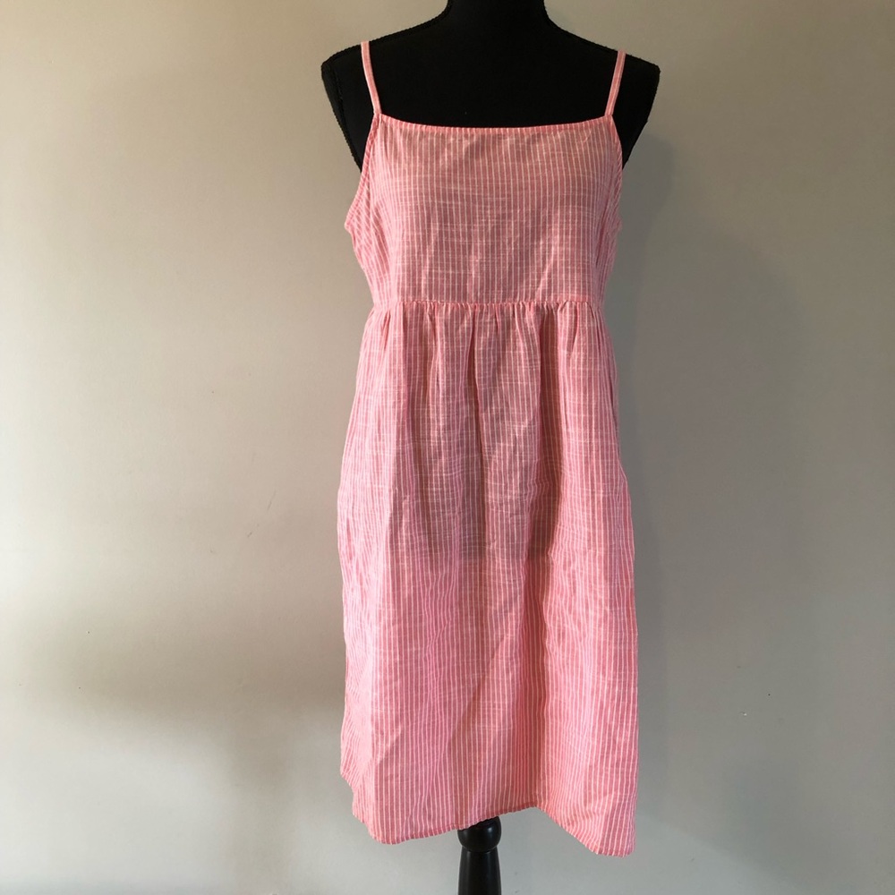 Women’s Pieces Pink Lemonade Striped Short Strap dress size M